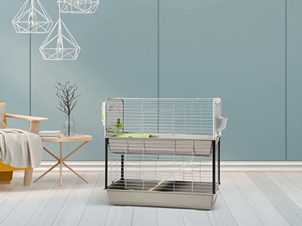 Caesar 3 Double Caesar 3 Double Small Animal Cage - Multi-Level Comfort