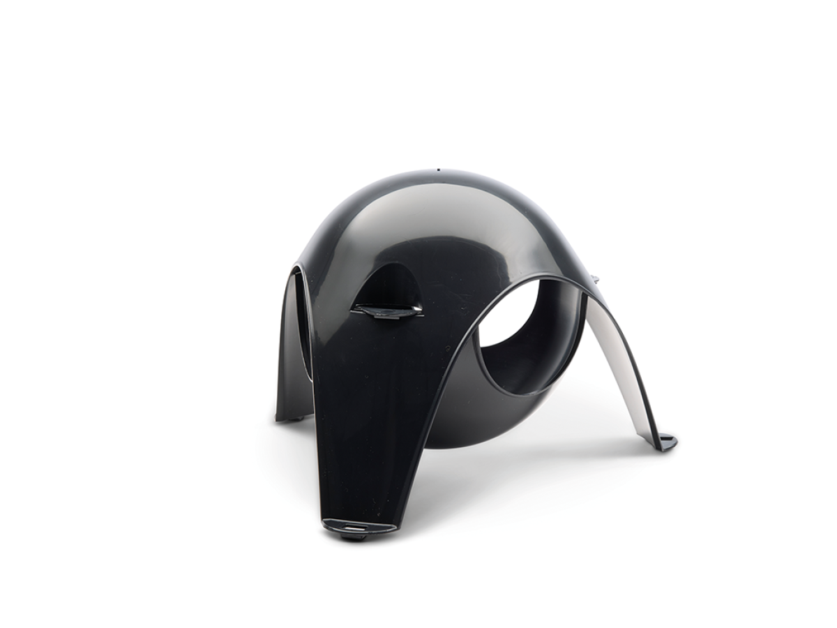 Sputnik XL small animal hideaway - light grey-black