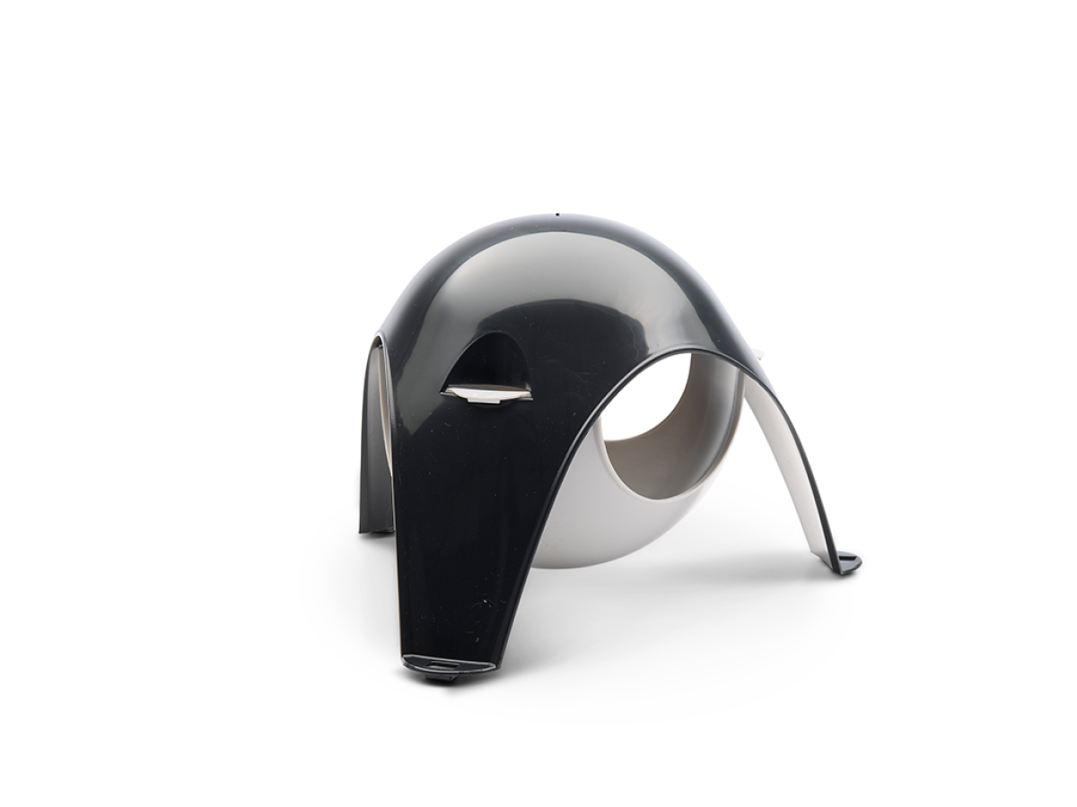 Sputnik XL small animal hideaway - light grey-black