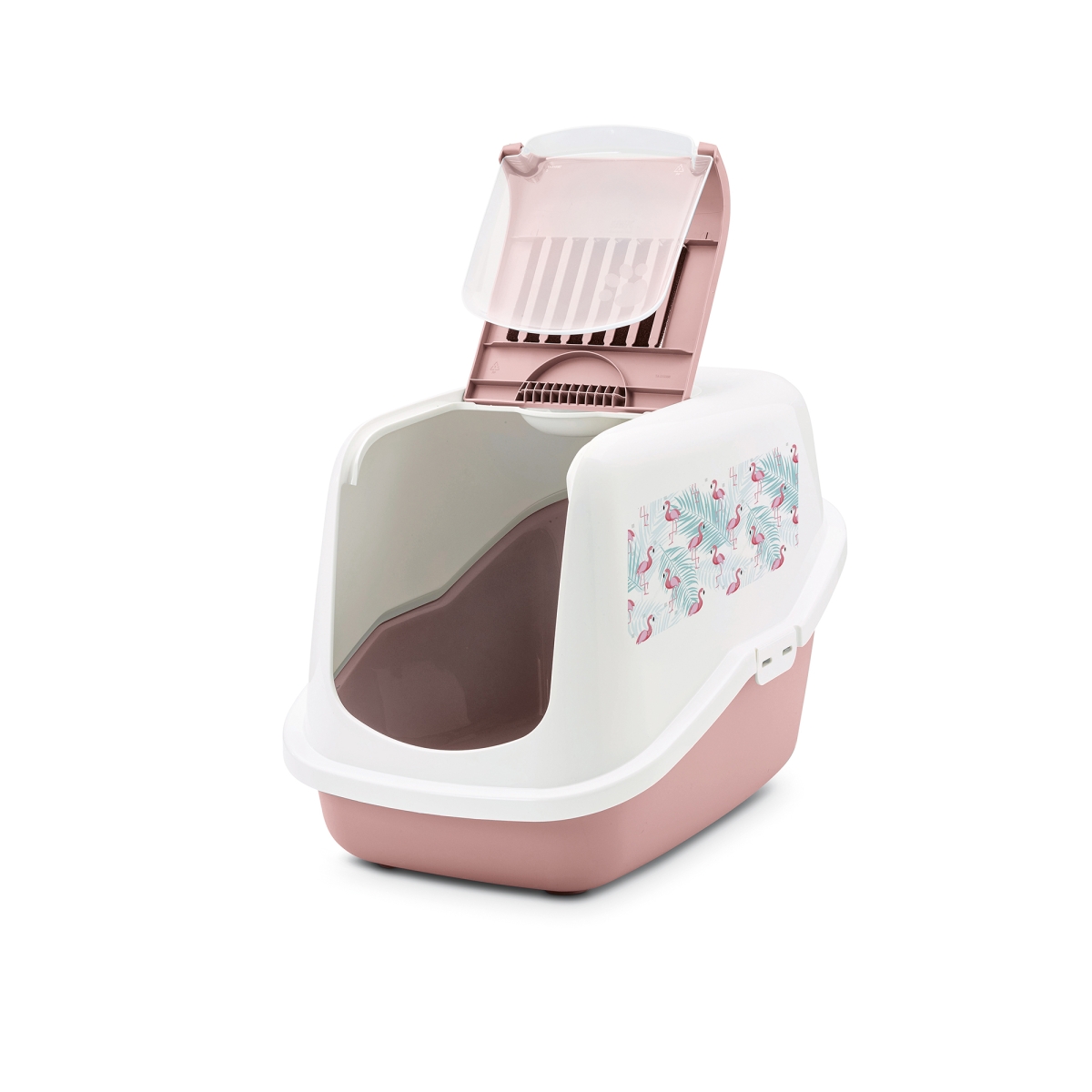 Nestor Impression toilet home - Flamingo open