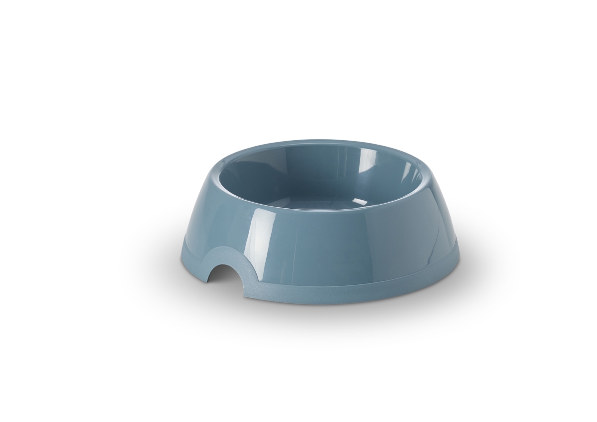 Savic Picnic 2 feeding bowl bluestone for cats and dogs, 600 ml, 16 x 16.5 x 5 cm, built-in handle.