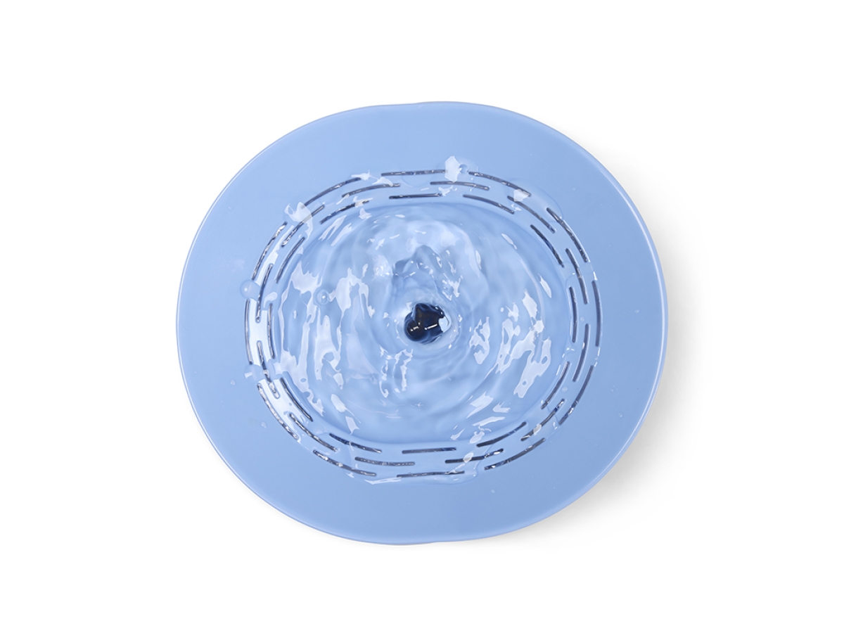 Savic Sensa Water Fountain Blue with translucent water reservoir and LED indicators