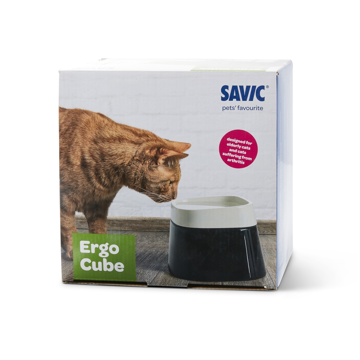 Ergo Cube Water drinking bowl packaging