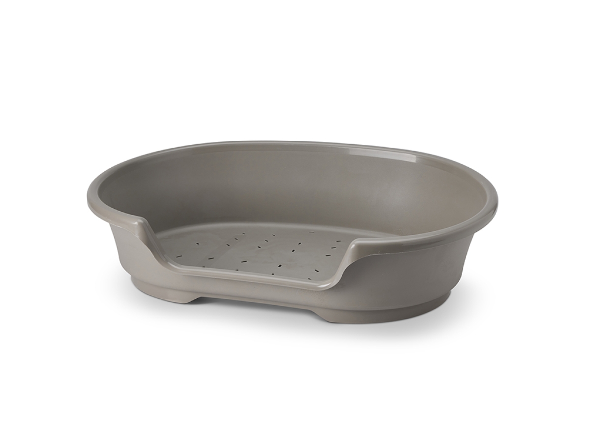 Cosy 78 cm plastic bed - warm grey