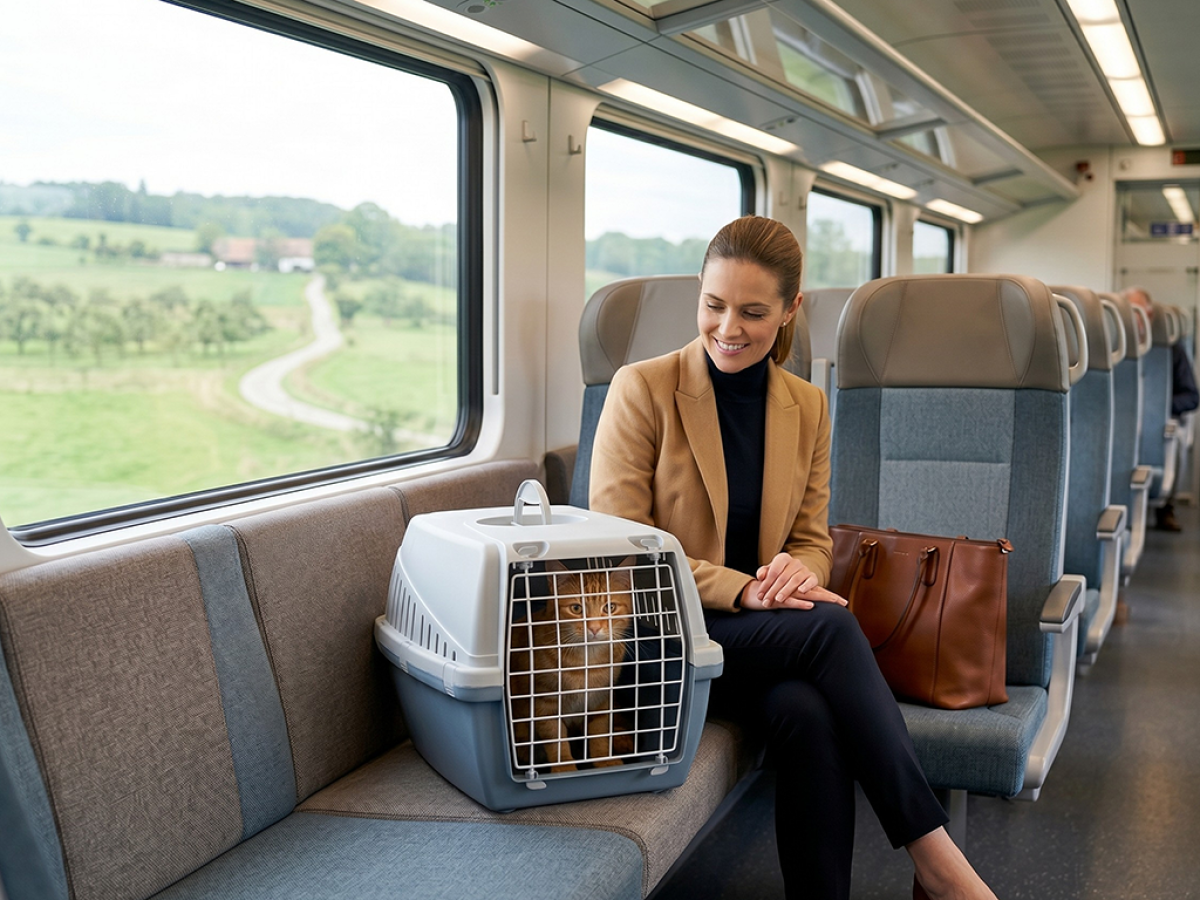 Savic Trotter 2: rigid pet carrier for cats and small dogs up to 7 kg. IATA compatible. Coated wire door, ventilation slots. 56 × 37.5 × 33 cm. Blue.