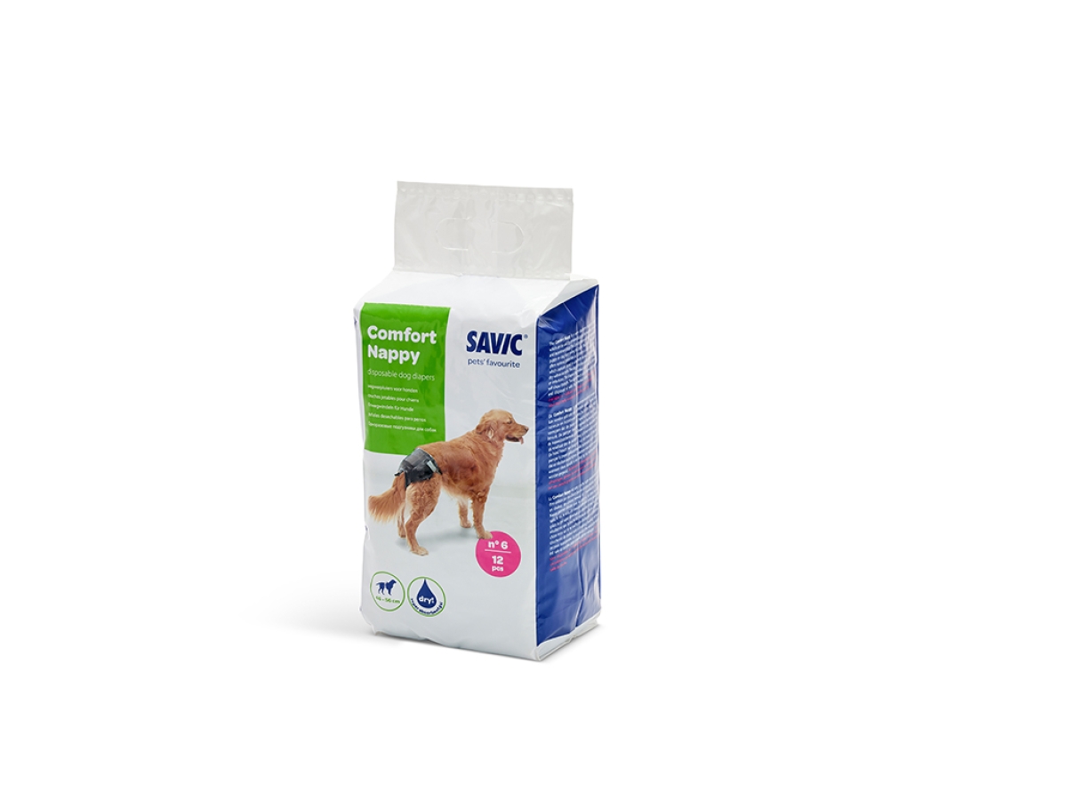 Comfort Nappy dog diapers - Size 6