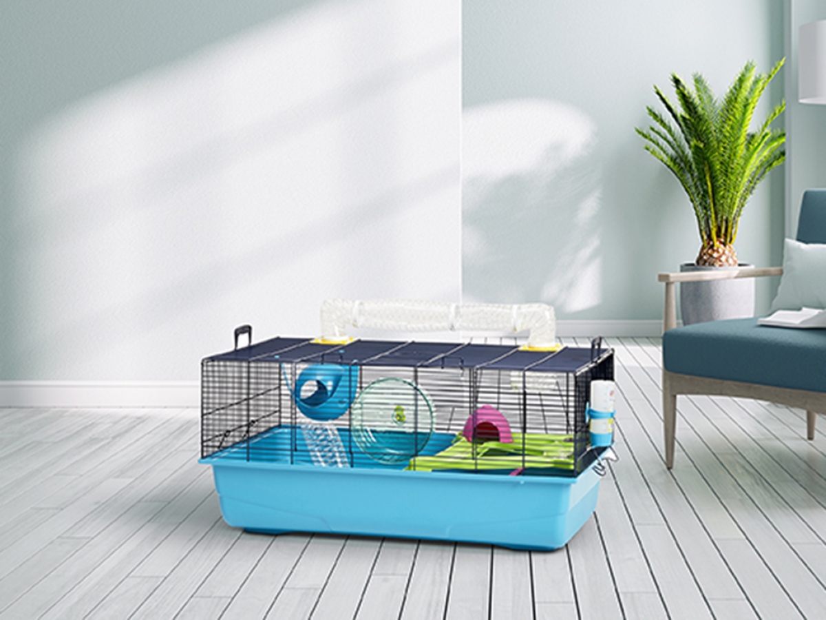 Hamster Sky Metro small animal cage interior