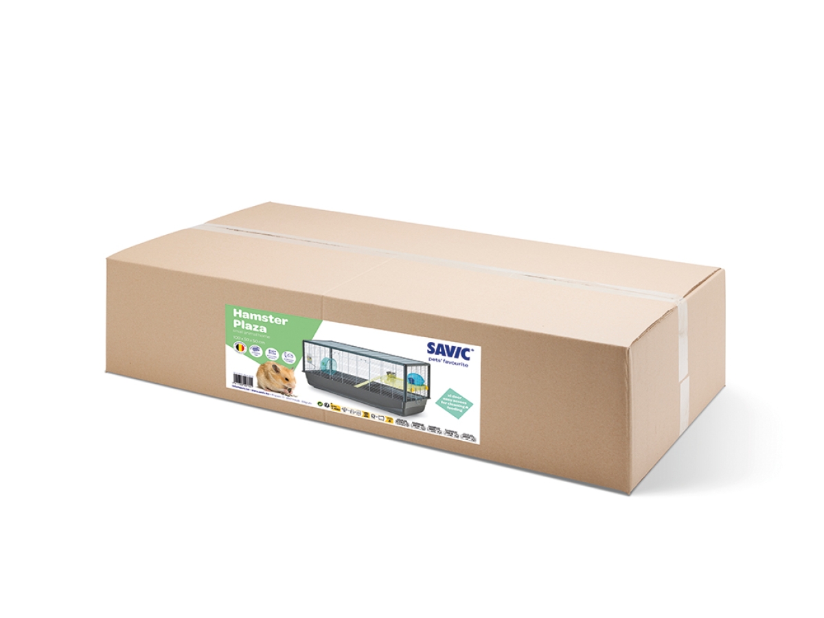 Hamster Plaza 100 small animal cage packaging