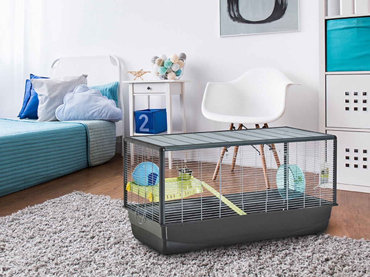 Hamster Plaza 100 small animal cage interior