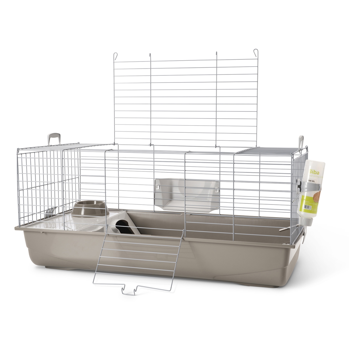 Nero 3 De Luxe small animal cage - warm grey