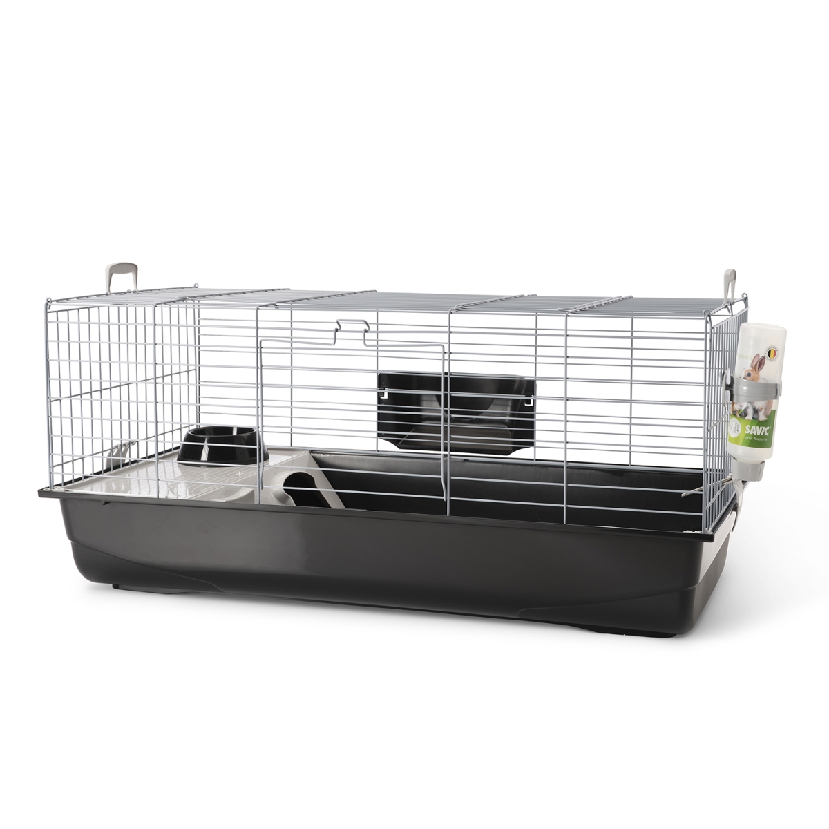 Nero 3 De Luxe small animal cage - black