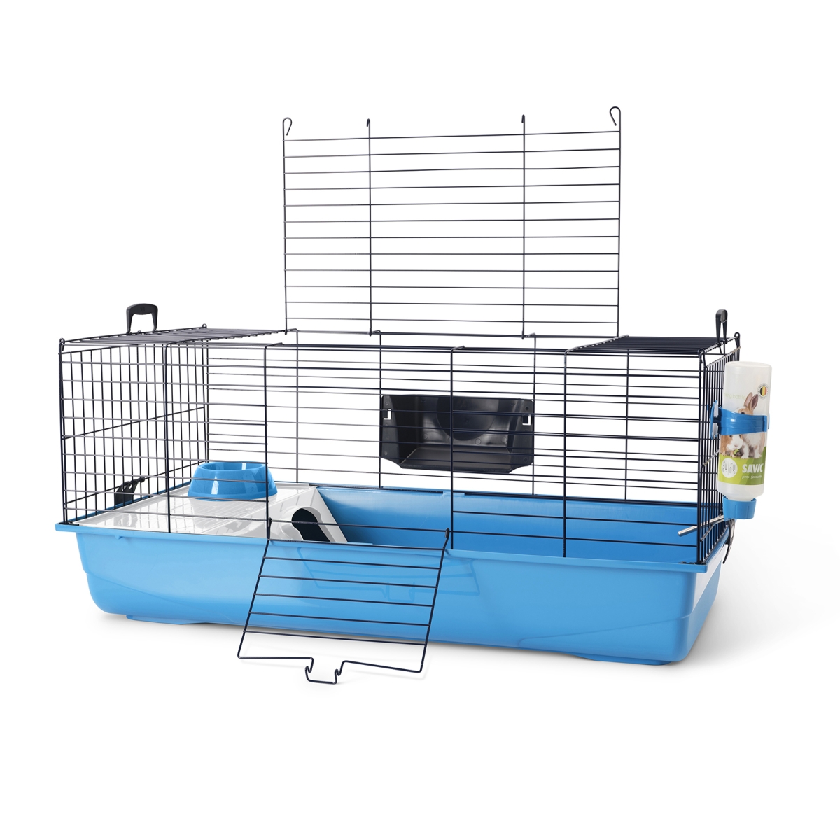 Nero 3 De Luxe small animal cage - blue