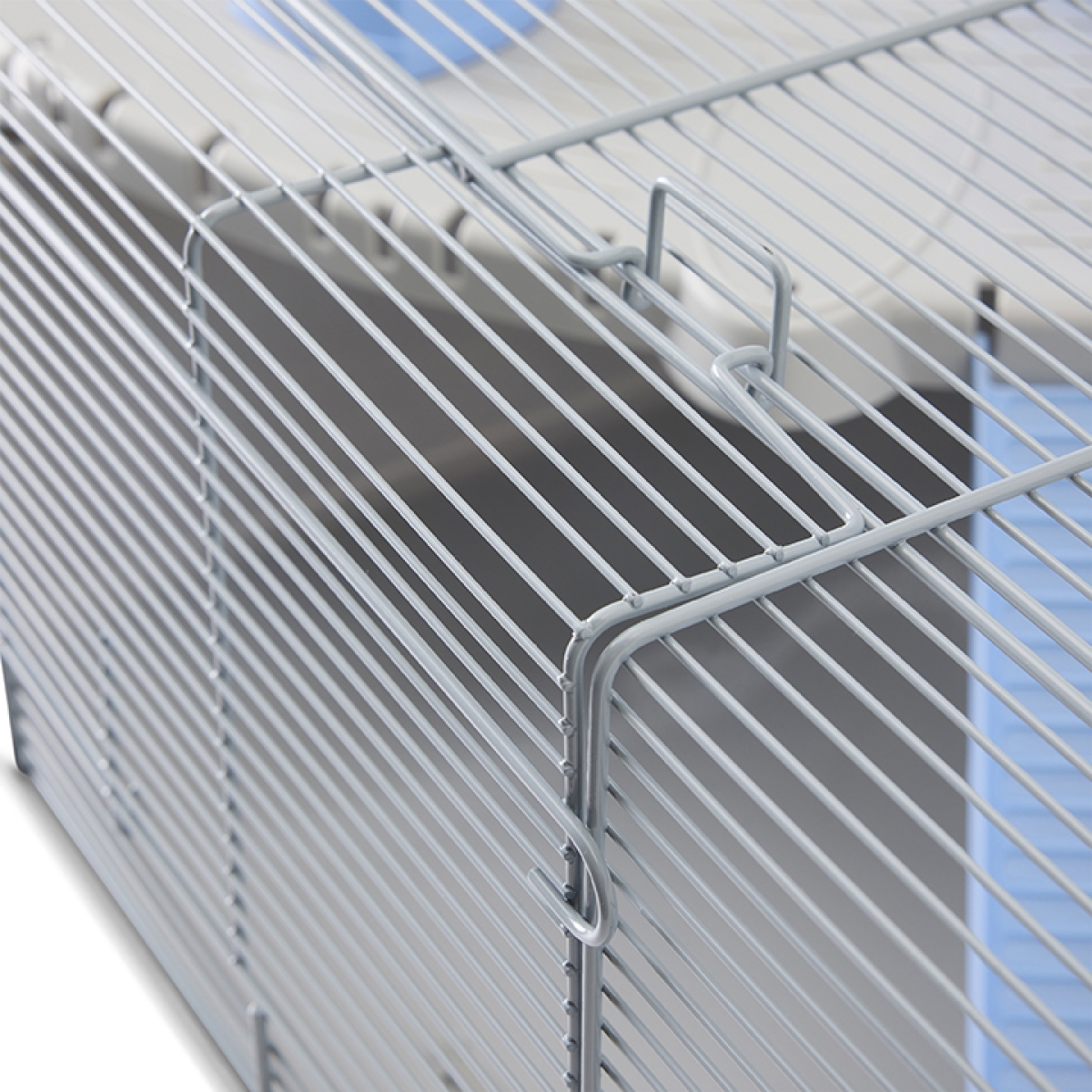 Savic Basil small animal home silver light grey two levels 67.5 x 49 x 37 cm hamsters dwarf hamsters mice.