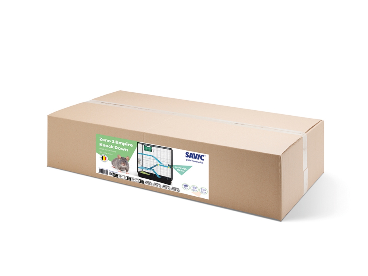 Zeno 3 Empire small animal cage packaging