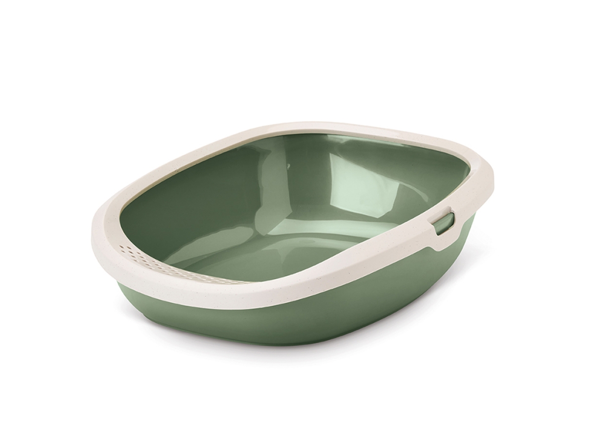 Gizmo large litter tray - Happy Planet green