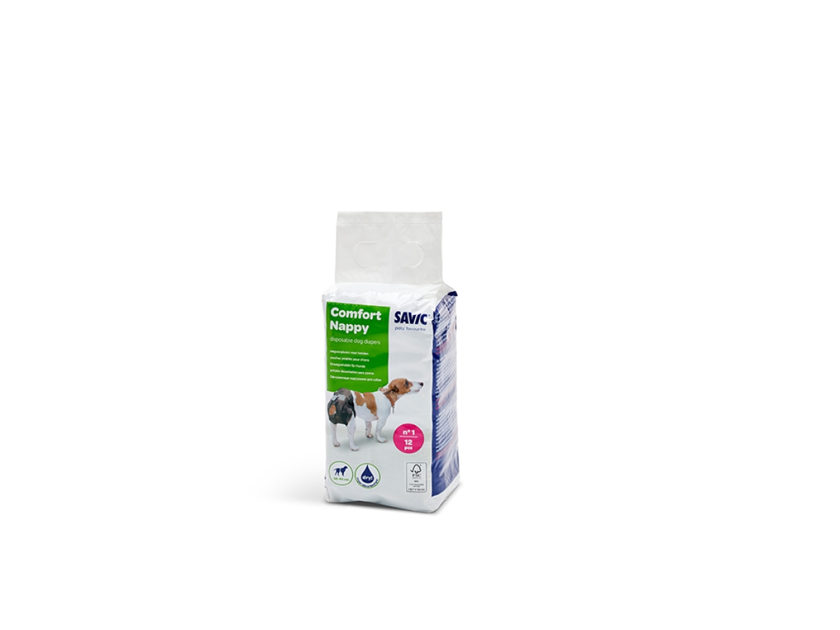 Nappy on dog best sale