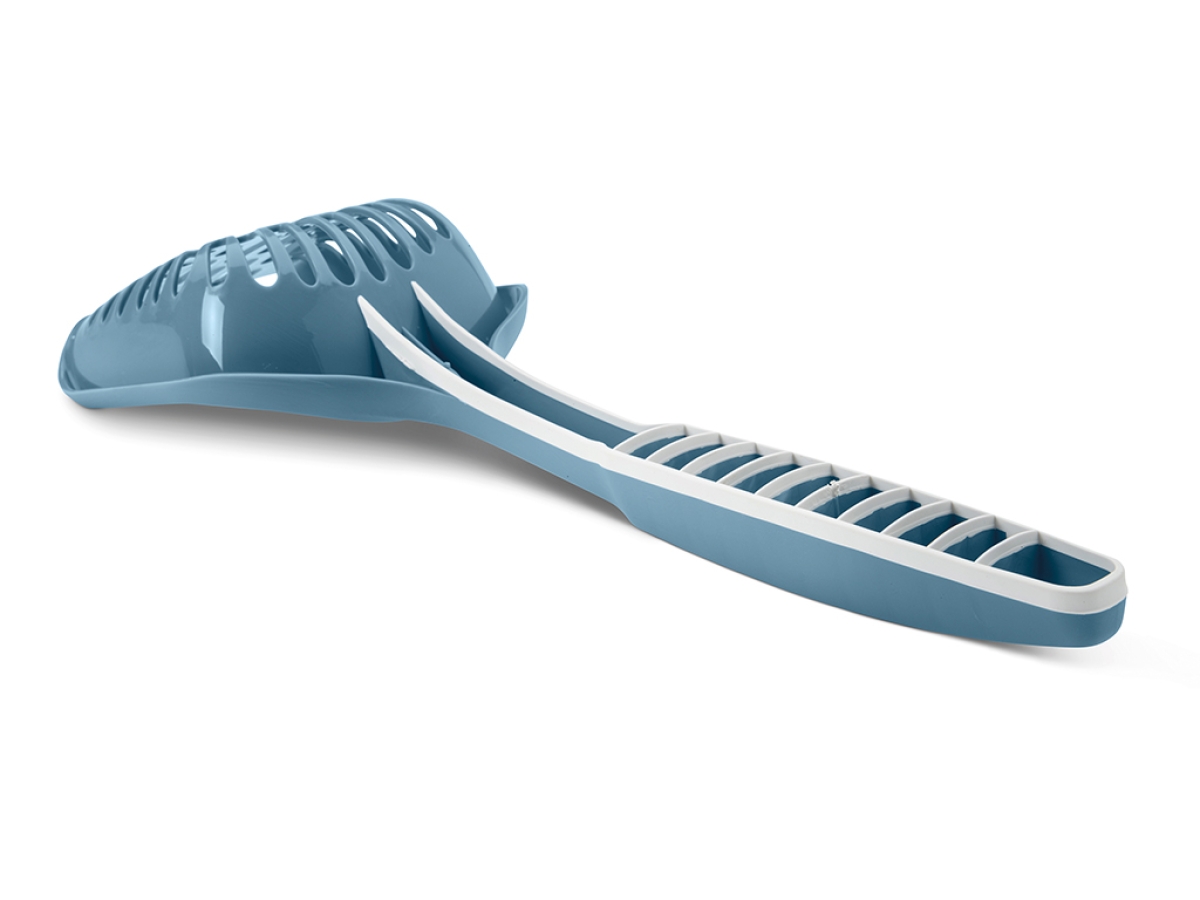 Mega-Loo Cat Litter Scoop in Bluestone | Ergonomic and Efficient Cleaning