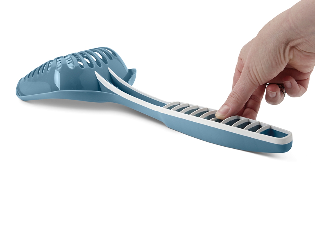 Mega-Loo Cat Litter Scoop in Bluestone | Ergonomic and Efficient Cleaning