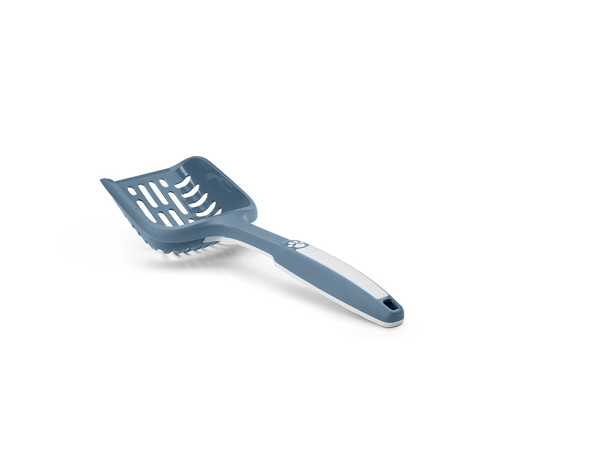 Mega-Loo Cat Litter Scoop in Bluestone | Ergonomic and Efficient Cleaning