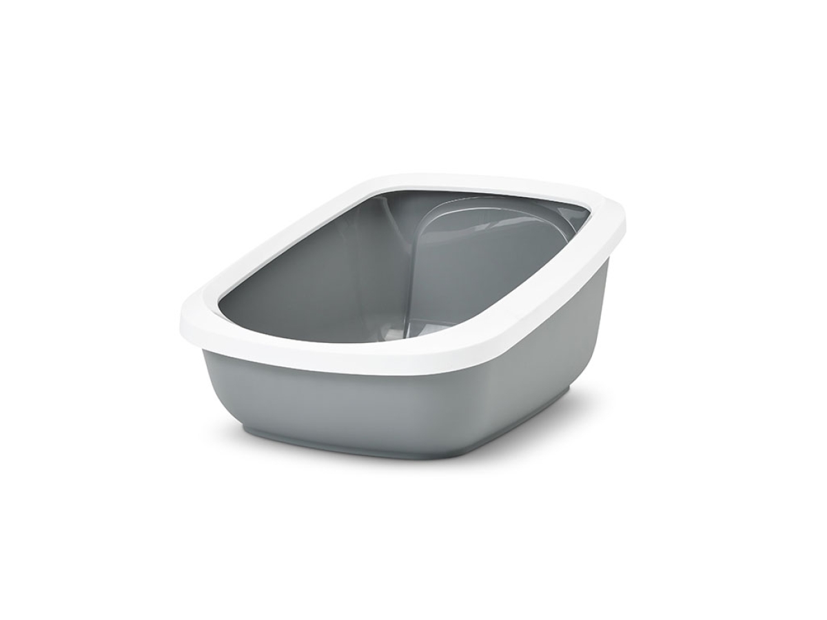 Jumbo cat litter box with lid best sale