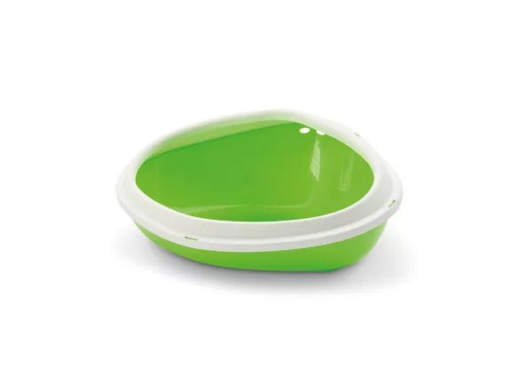Concha Medium small animal toilet with a high rim and secure attachment for tidy cage maintenance.