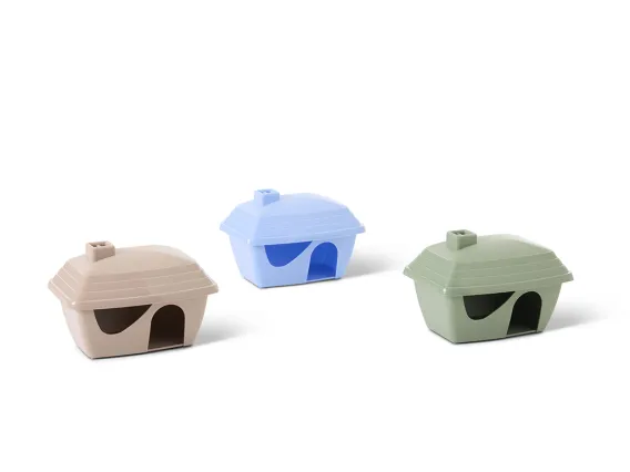 Casita small animal hideaway with a charming house design, durable plastic, and spacious interior.