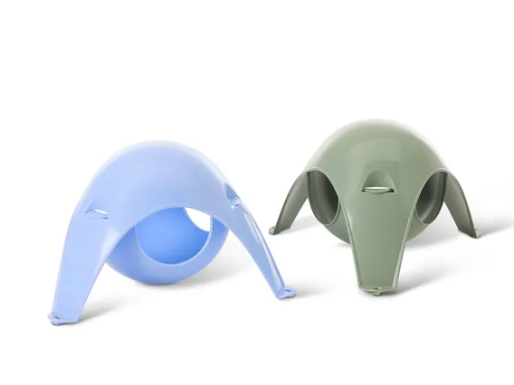 Sputnik small animal hideaway with dual placement options, compact design, and easy-to-clean construction.