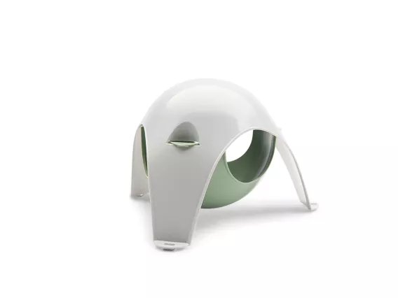 Sputnik XL Small Animal Hideaway with dual placement options, easy-to-clean design, and cozy shelter for hamsters and rats.
