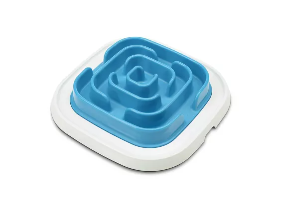 Pet Enigma slow feeder for cats and dogs, designed to slow down eating, reduce bloating, and provide mental stimulation.
