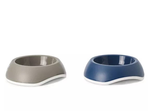Delice 2 Bowl – A modern, non-slip food and water bowl for dogs, featuring an integrated hand grip and dishwasher-safe convenience.