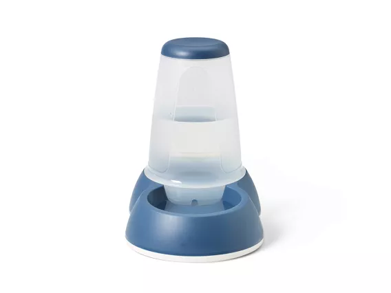 Loop Water Dispenser 3.0L – A sleek petrol blue pet water dispenser with a transparent water level indicator, non-slip base, and easy-lift grip for effortless refilling.