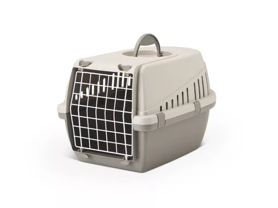 Trotter 1 transport box - Happy Planet warm grey